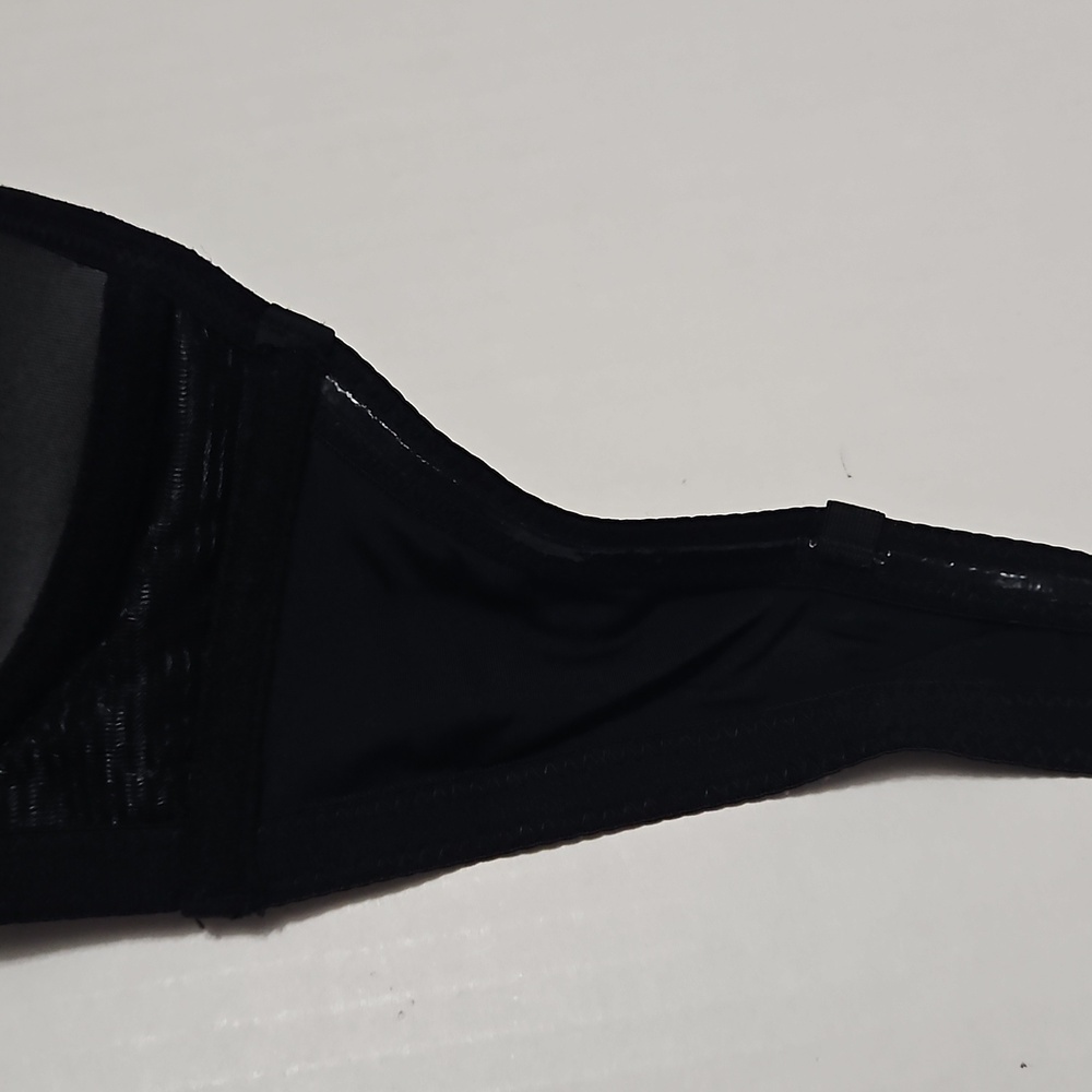 Black Strapless Padded Underwire Bra Size S - Picture 7 of 9